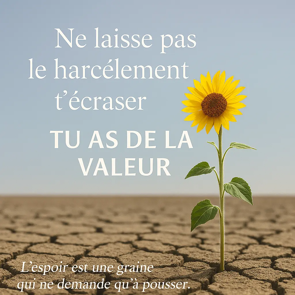 Harcèlement scolaire : Tu n’es pas seul(e), et tu peux t’en sortir